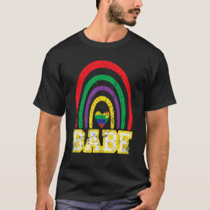 Camiseta Noiva Arco-Íris Vintage Noiva Dama de Honra Desped