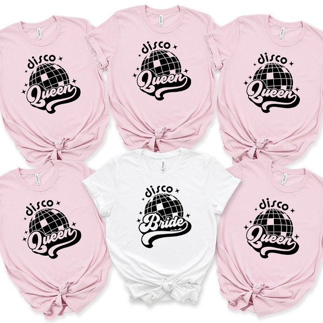 Camiseta Noiva Babe Nome Personalizado T-Shirt Bachelorette (Criador carregado)