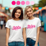 Camiseta Noiva Babe Tribe T-Shirt Bachelorette Retro Tee<br><div class="desc">Noiva Babe T-Shirt Bachelorette Barb Noiva Tee Vintage Noiva para BrideTribe</div>
