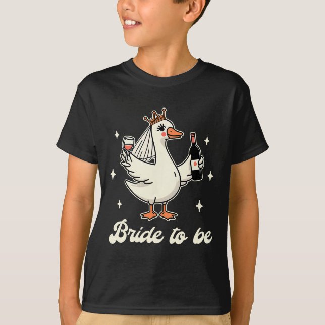 Camiseta Noiva Bebê Chá de Panela Casamento Silly Goose Noi (Frente)
