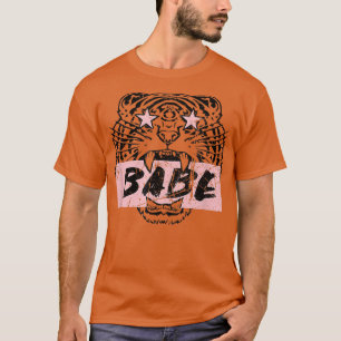 Camiseta Noiva Bebê Tigre Retro Bonita Dama de Honra Desped