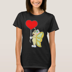 Camiseta Noiva Borboleta Coração Casamento