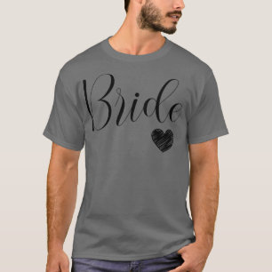 Camiseta Noiva branca fofa feminina Festa de despedida de s