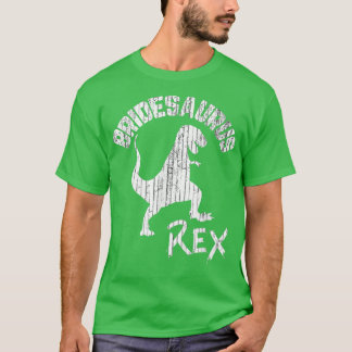 Camiseta Noiva Bridesaurus Re Dinossaur Engraçado Casamento