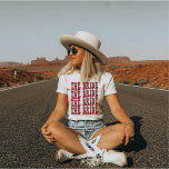Camiseta Noiva Burgundy - Partido Bridal Correspondente Per<br><div class="desc">Você está procurando uma maneira única e divertida de comemorar sua festa de solteira? Por que não ir com um tema de camiseta personalizado? Com a camiseta personalizada "A Noiva", você pode fazer com que toda a sua festa de noiva tenha um estilo! Esta camisa não será apenas uma forma...</div>