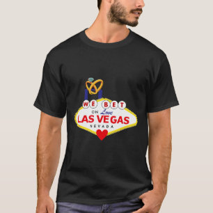 Camiseta Noiva Casamento Las Vegas Noivo Correspondência Ch
