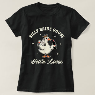 Camiseta Noiva Casamento Noiva Silvestre Ganso Ficando Solt