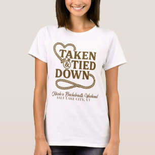 Camiseta Noiva Country Western Presa & Amarrada