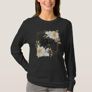 Camiseta Noiva da Equipe Dama de Honra Casamento Presente F