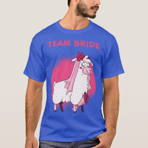 Camiseta Noiva da Equipe Llama Casamento Alpaca Despedida d