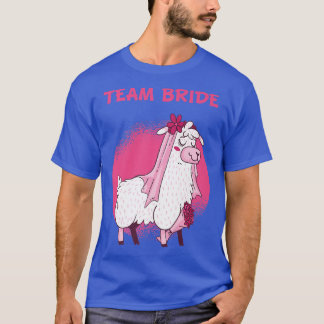 Camiseta Noiva da Equipe Llama Casamento Alpaca Despedida d