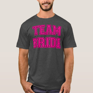 Camiseta Noiva da Equipe Rosa, Festa de solteira, Casamento