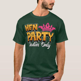 Camiseta Noiva da Festa da Galinha Noturna Feminina