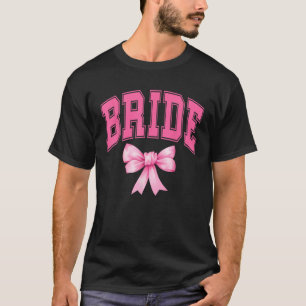 Camiseta Noiva Dama de Honra Coquete Laço Casamento Despedi