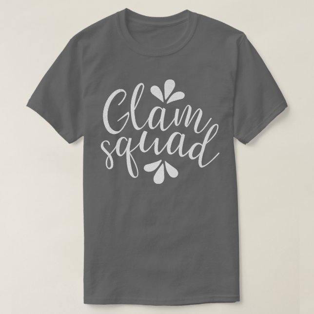 Camiseta Noiva Dama de Honra Despedida de Solteira Glam Squ (Frente do Design)