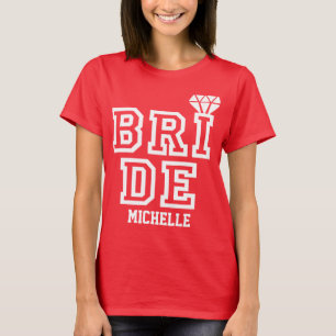 Camiseta Noiva de estilo esportivo a ser