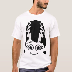 Camiseta Noiva De Frankenstein Cute Monster Halloween Costu