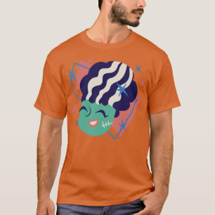 Camiseta Noiva de Frankenstein desenho animado de meados do