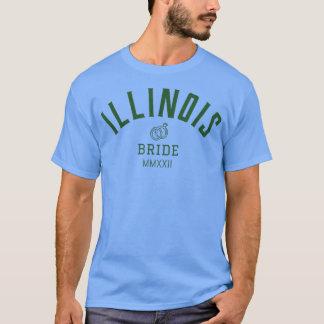 Camiseta Noiva de Illinois Despedida de Solteira Para a N