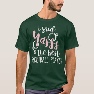 Camiseta Noiva de Jogador de Basquete Noite de Galinha