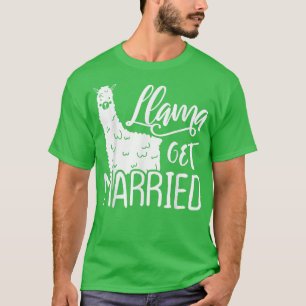 Camiseta Noiva de Llama Engraçada Despedida de Solteira Fof