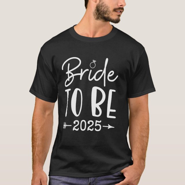Camiseta Noiva de ser a Festa de solteira Bridal Party M 20 (Frente)
