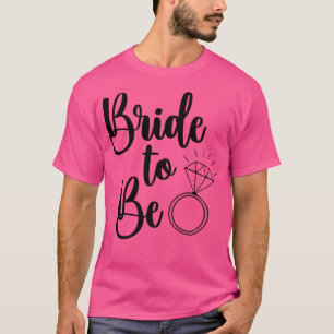 Camiseta Noiva De Ser Futuro De Anel De Casamento Sra.