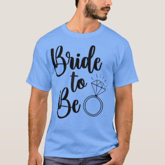 Camiseta Noiva De Ser Futuro De Anel De Casamento Sra.