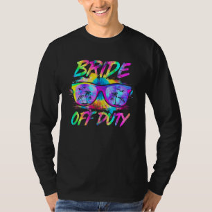 Camiseta Noiva de serviço Óculos de sol Férias de Verão