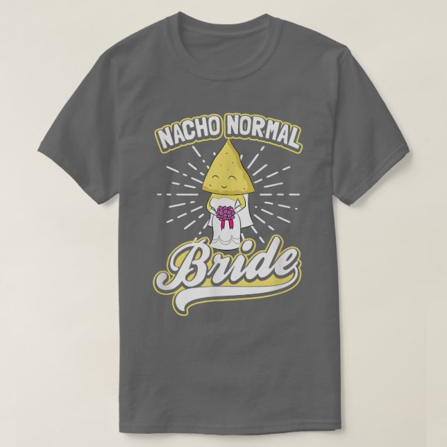 Camiseta Noiva Design Nacho Normal Casamento Meican  (Frente do Design)
