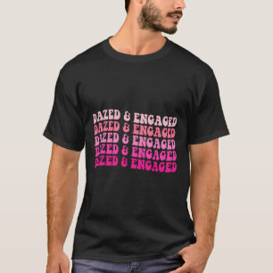 Camiseta Noiva Deslumbrada e Comprometida Festa de Despedid