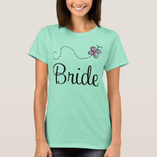 Camiseta Noiva do Dia do bonito Casamento