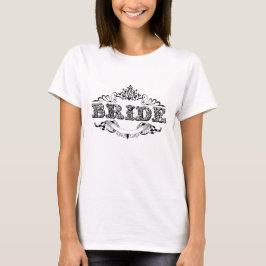 Camiseta Noiva do Quadro Antigo Festa de Casamento