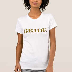 Camiseta Noiva Dourada
