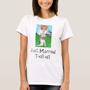 Camiseta Noiva e Bling loira - t-shirt do Recem casados