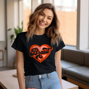 Camiseta Noiva E Equipe Noiva Despedida de Solteira Coração