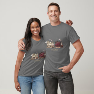 Camiseta Noiva e Noivo Fofo Trem Casamento