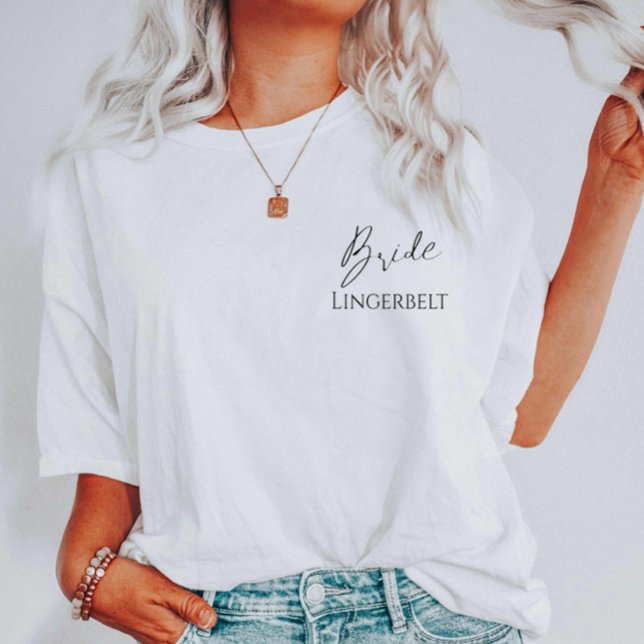 Camiseta Noiva Elegante Para Ser Ou Despedida de Solteira F (Criador carregado)