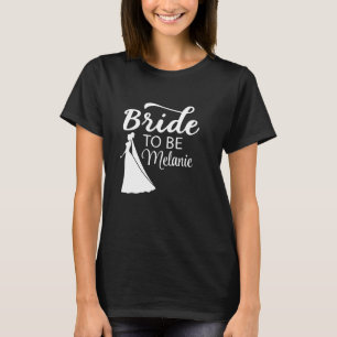 Camiseta Noiva Elegante para ser um casamento personalizado