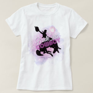 Camiseta Noiva 'em Cowboy Bachelorette v2 Equipe Noiva ID92