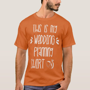 Camiseta Noiva engajada para ser futura Sra. Este é o meu c