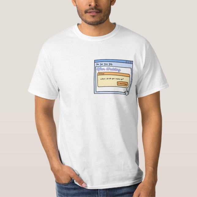 Camiseta Noiva engraçada e presente de noivo para o humor d (Frente)