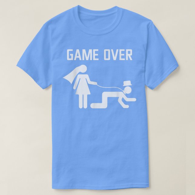 Camiseta Noiva Engraçada Noivo Casamento Solteirão Festa de (Frente do Design)