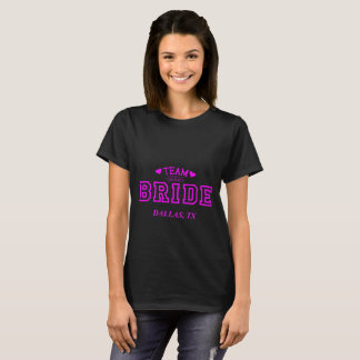 Camiseta Noiva Equipe Dallas TX