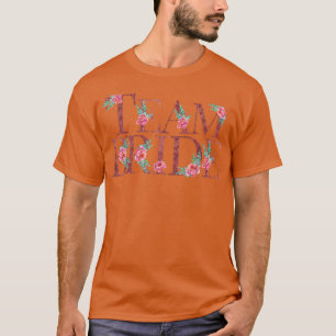 Camiseta Noiva Equipe floral despedida de solteira festa nu