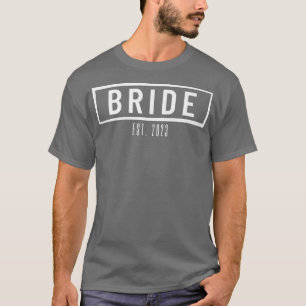Camiseta Noiva Est 2023, Bri, Partido Bridal Bridal, Dama d