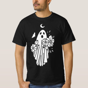 Camiseta Noiva Fantasma Fantasia Preguiçosa de Halloween Di