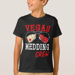 Camiseta Noiva Feliz Casa com o Noivo Marido e Esposa Vegas