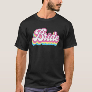 Camiseta Noiva Festa de Solteira Retro Casamento