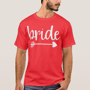 Camiseta Noiva Flecha Divertida Festa de Casamento e Bachel
